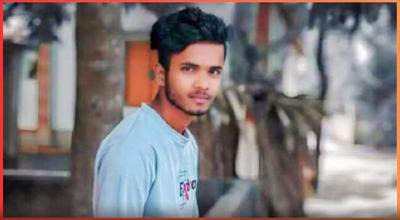 A young man was crushed to death by a truck in Narail